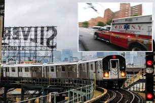 A 65-year-old man is clinging to life after police believe he accidentally fell onto the tracks at a Queens subway station on Monday afternoon.