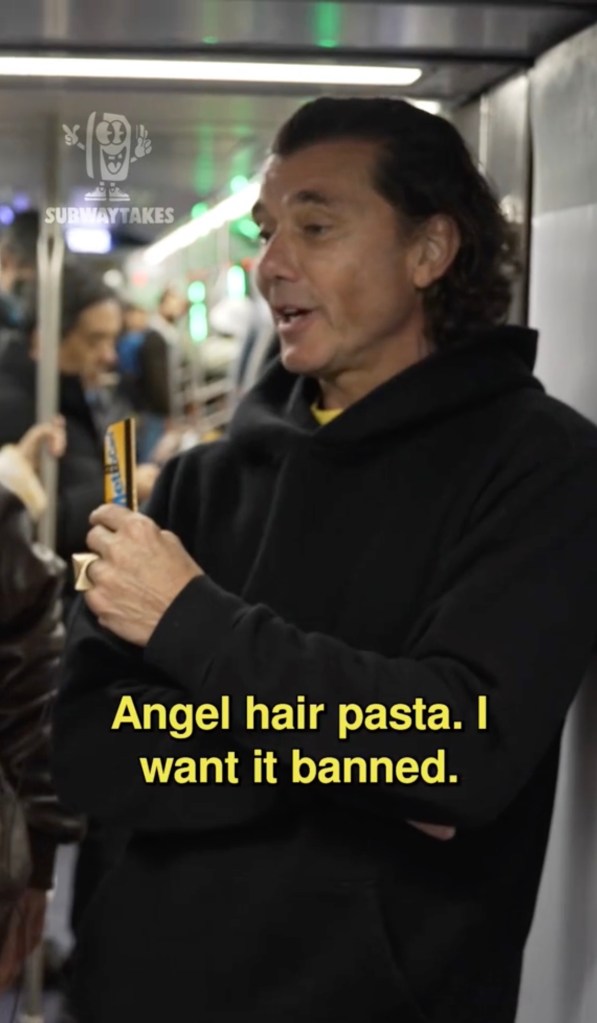 Gavin Rossdale on Subway Takes