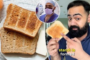 Dr. Karan Raj, a UK National Health Service surgeon and author, revealed how to make eating white bread healthier.
