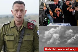 The Israeli military is ready for a "multi-front war" against Iranian proxies, IDF Chief of Staff Lt. Gen. Herzi Halevi touted Sunday, as troops are preparing to shift from defense to offense against Hezbollah terrorists along the northern border.