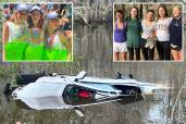 car crashed in creek with the sorority sisters who saved the family