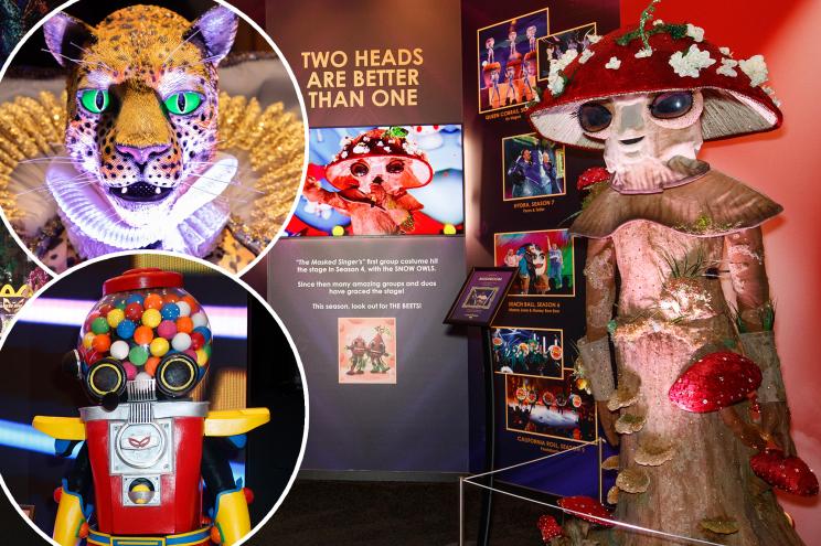 "The Masked Singer" exhibit at the Paley Center for Media NYC."