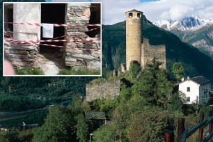 The body of Auriane Nathalie Laisne, 22, of Saint-Priest, near Lyon, was discovered by a hiker in a fetal position with her sweatshirt covered in blood from various wounds — days after her boyfriend Teima Sohaib allegedly killed her inside a deserted church in Aosta Valley, officials said according to Il Gazzettino.