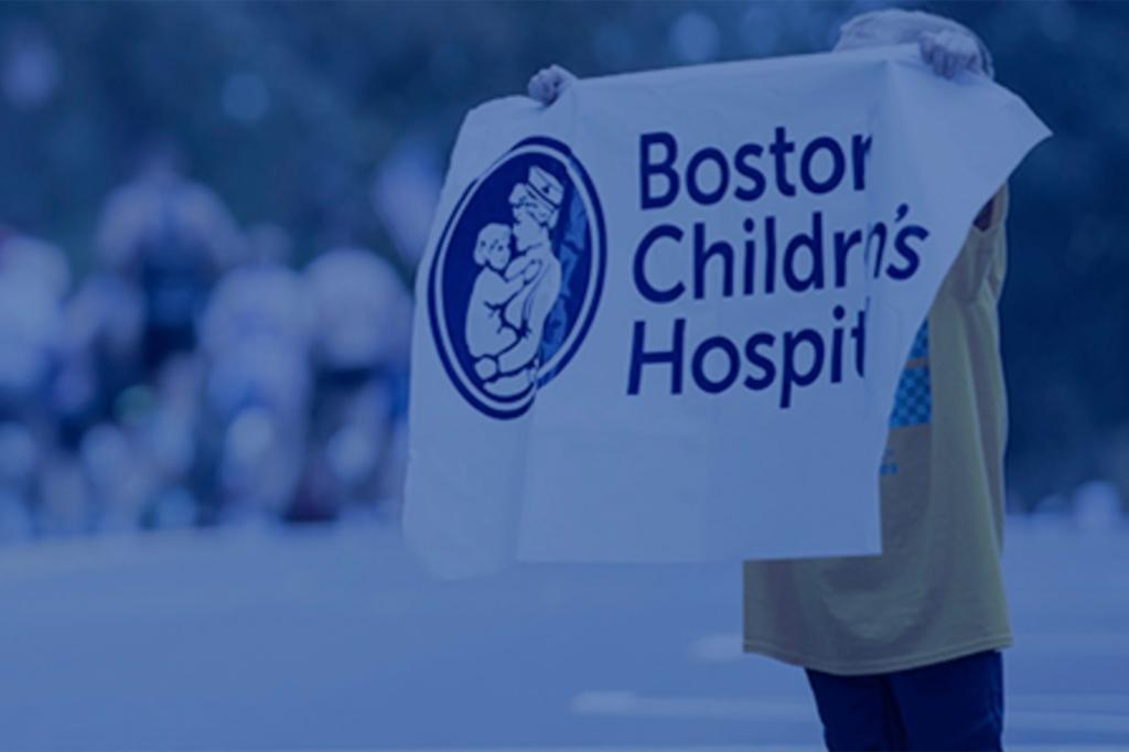 A Boston Children's Hospital sign. 