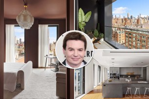 Mike Myers' penthouse on the High Line is price chopped to $17.5 million.