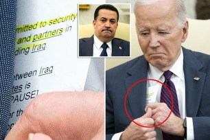 Biden cheat sheet