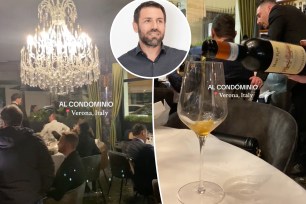 Al Condominio, which opened in the northern Italy city of Verona in March, offers a free bottle of wine to customers who hand in their phones before meals.