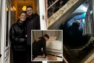 Shaniah Lloyd and Ross Bennett purchased their Edwardian townhouse in Coventry, England, in November. They were stunned to discover a 10-foot well hidden below their living room.