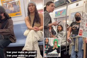 A Jewish New York subway rider recorded and shared on social media a distressing video showing anti-Israel protesters swarming a subway car and chanting hateful slogans