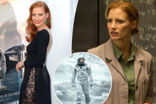 Jessica Chastain claimed there have been "a lot of couples who have told me they've named their children" after her NASA scientist character, Murphy "Murph" Cooper, in "Interstellar."