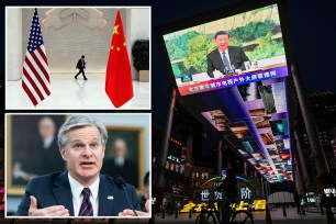 FBI director Christopher Wray delivers an ominous warning on China.