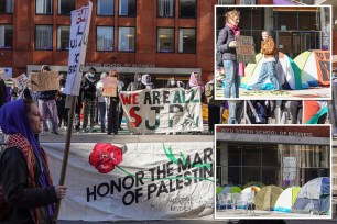 NYU has become the latest university seeing students set up encampments on campus as they protest Israel and the war in the Gaza Strip.