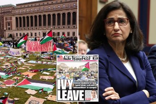 Columbia President Minouche Shafik is facing increasing calls to resign as the anti-Israel protest at the Manhattan campus continues to swell with new tents and some 200 protesters gathering on Monday.