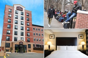 A hotel in one of New York City's trendiest neighborhoods has been quietly converted into emergency housing for migrants for the past several months.