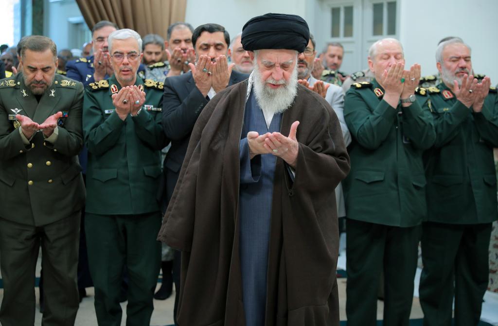 Khamenei made the comments during a meeting with senior military leaders on April 21, 2024.