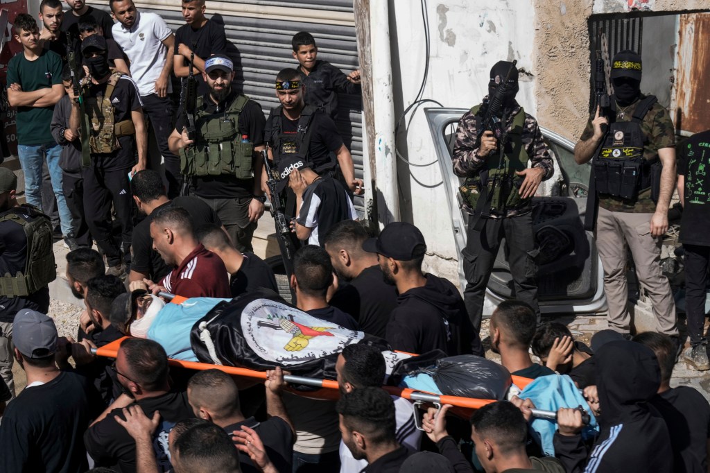 According to the Palestinian Red Crescent rescue service, 14 bodies were recovered after the Israeli raid in the West Bank.