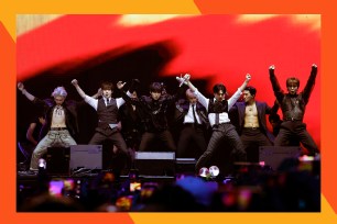 ATEEZ performs at Coachella.