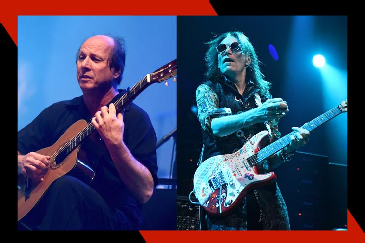Adrian Belew (L) and Steve Vai are teaming up for the King Crimson 'BEAT' Tour.