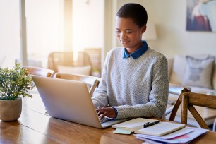 A woman calculates her net worth.