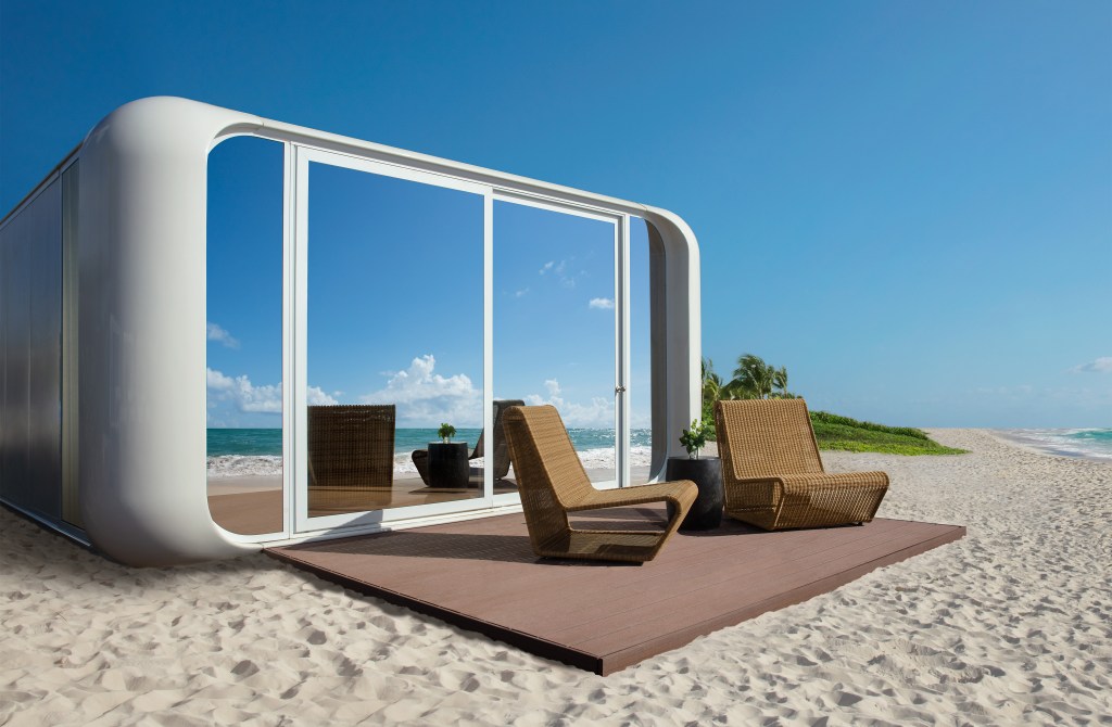 Modular pods are the newest hip places to stay at Dreams Resort in Curacao.