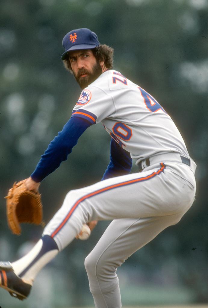 Pat Zachry during a 1981 game with the Mets.