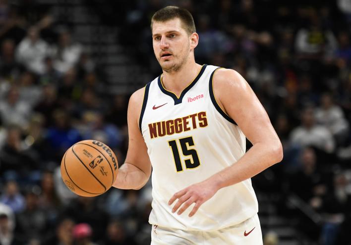 Denver Nuggets center Nikola Jokic.