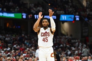 Cleveland Cavaliers shooting guard Donovan Mitchell.