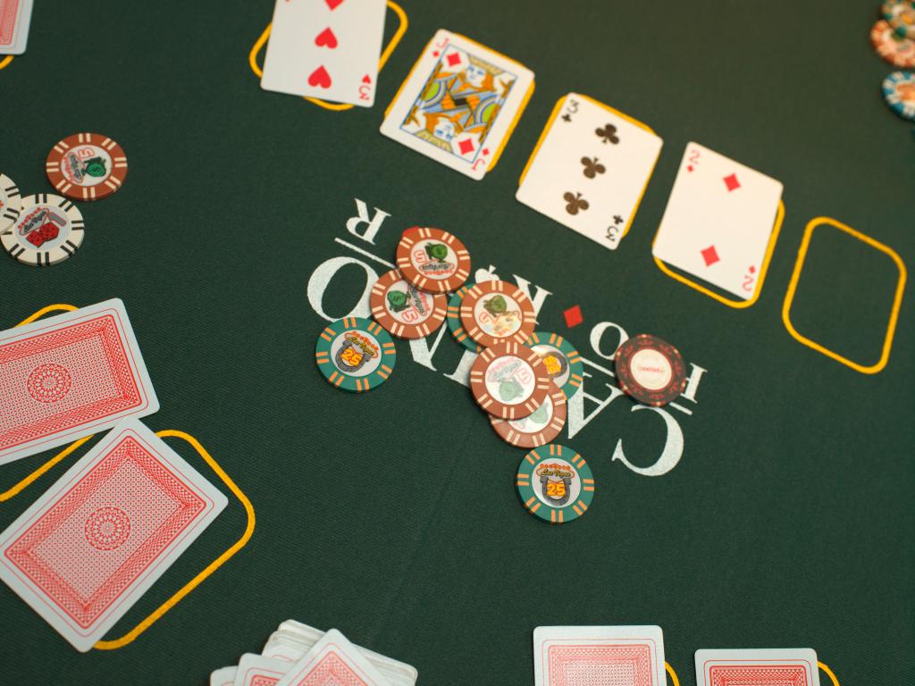 Poker is a popular casino game. 