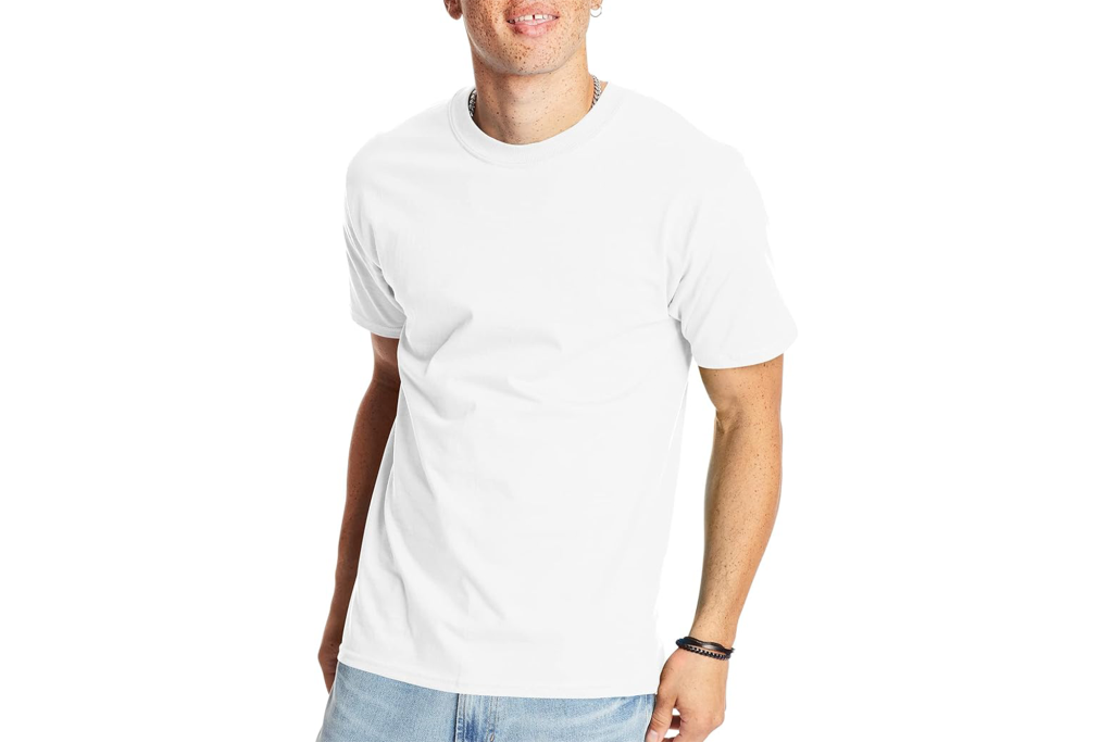 Hanes Cotton Crewneck Tee