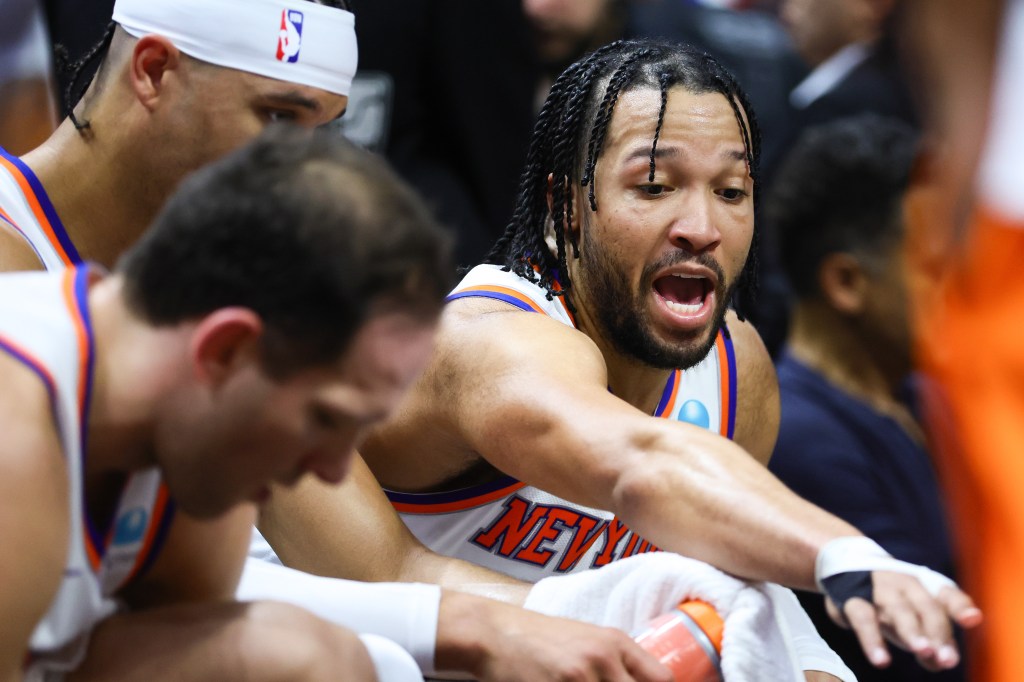 Jalen Brunson says the Knicks need to show better "fight" at the beginning of games.