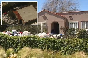 Los Angeles "trash house"