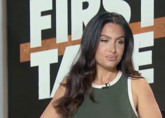 Molly Qerim had thoughts about Caitlin Clark taking on UConn.