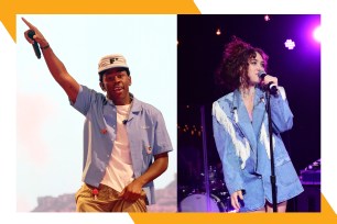 Tyler, The Creator (L) and Chappell Roan are headlining at the 2024 Outside Lands Music Festival.