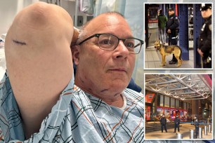 Daniel Salvatore- Bellevue Hospital and see if we could get a bedside interview with Daniel Salvatore, of NJ, who was stabbed in an unprovoked attack at the Port Authority Bus Terminal