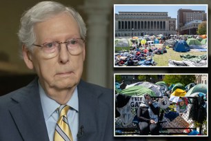 Mitch McConnell, anti-Israel protests