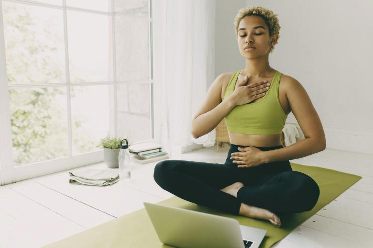 Maria Corvese, a well-being coach at NY-Presbyterian Queens, is sharing five simple steps to reduce stress — exercise, stretch, breathe, practice mindfulness, and eat a well-balanced diet.