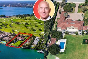 Jeff Bezos acquires third mansion on the exclusive Indian Creek Island neighborhood of Miami for $90 million.