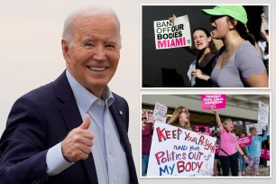 President Joe Biden gives a thumbs-up as he arrives to board Air Force One, Thursday, March 28, 2024, at Andrews Air Force Base, Md. Biden is headed to New York for a fundraiser.