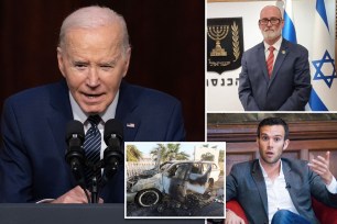 Joe Biden, Jon Favreau, Derrick Van Orden, Israel strike on aid convoy in Gaza