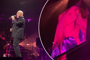 Billy Joel sings ‘Uptown Girl’ to ex Christie Brinkley at MSG.