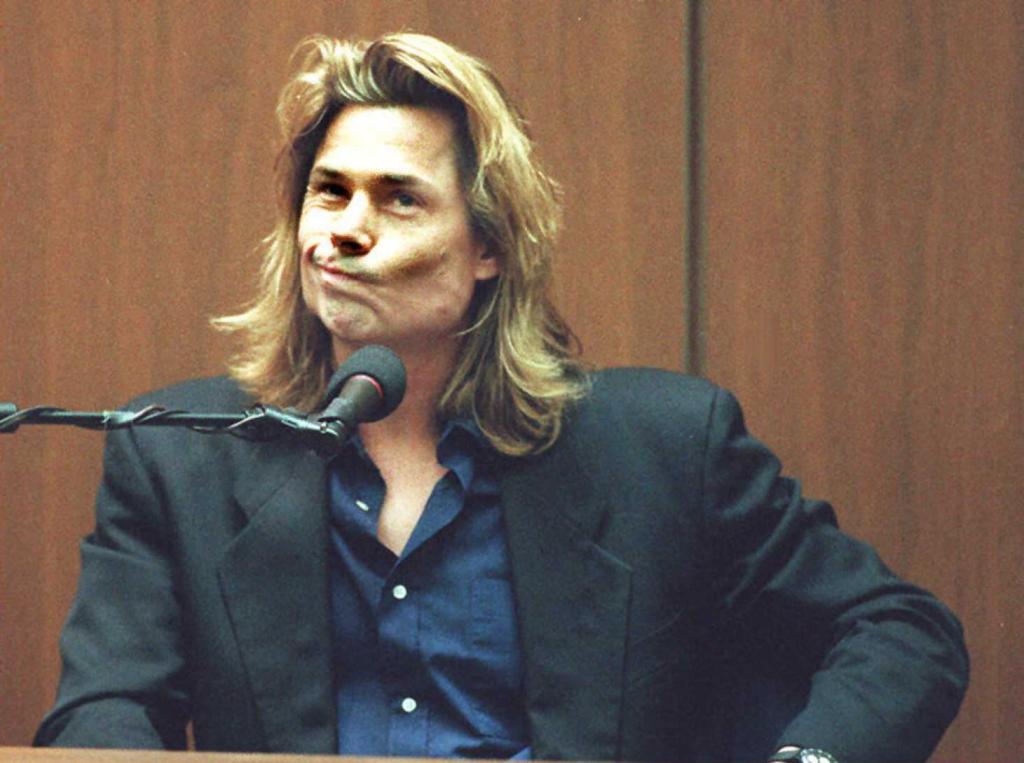 Kato Kaelin on the witness stand