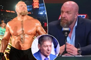 Brock Lesnar; Triple H; Vince McMahon