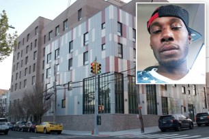 A pit bull grabbed its owner by the jugular and mauled him to death inside a Bronx apartment building early Friday -- before responding cops gunned down the vicious dog, authorities said.