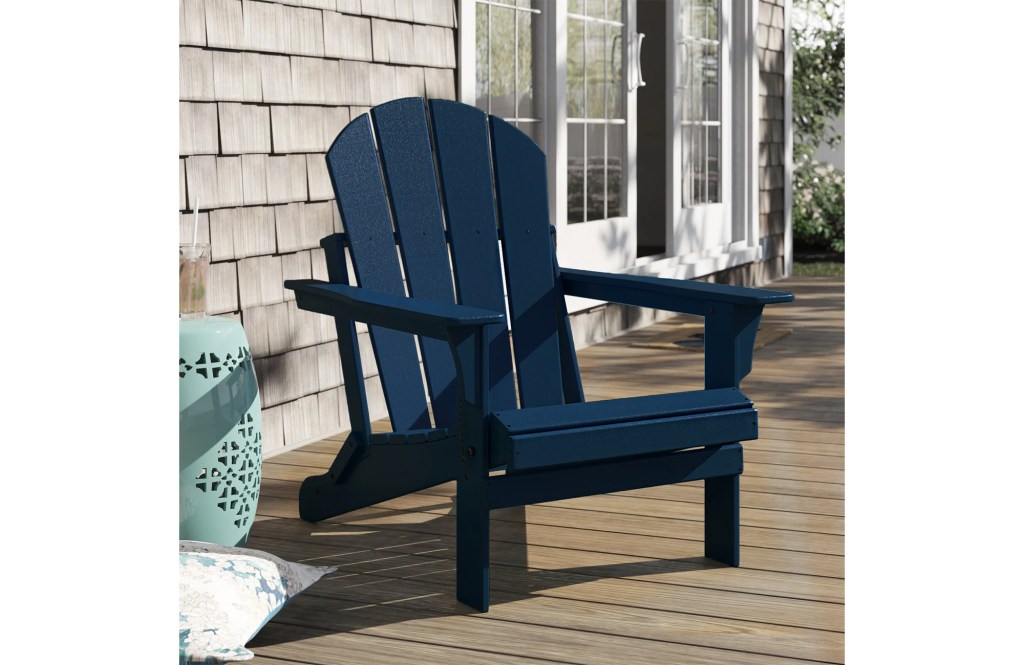Shawnna Weather-Resistant Foldable Outdoor Adirondack Chair