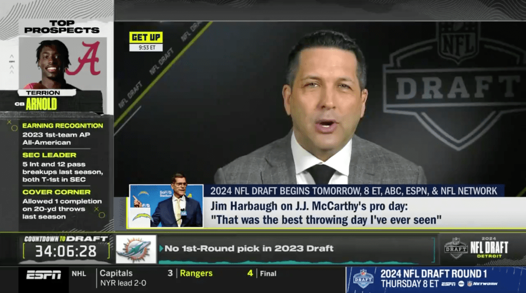 Adam Schefter says there's no shot that the Chargers trade Justin Herbert.