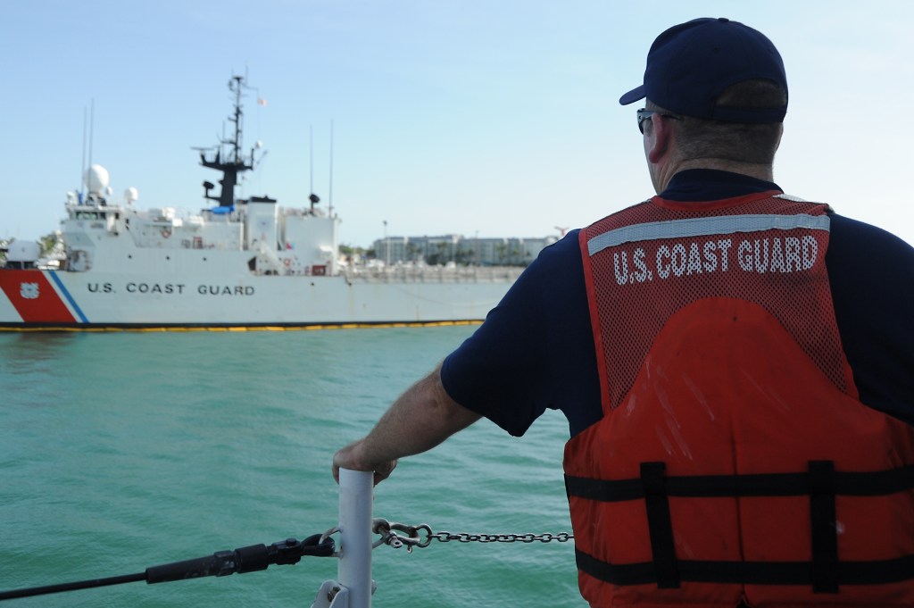Coast Guard intercepts Cubans. 