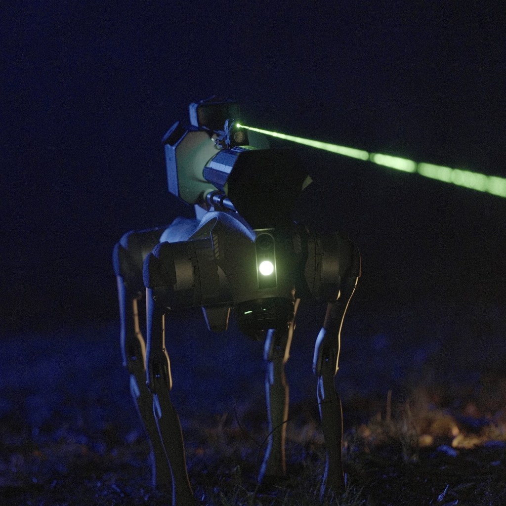 The Thermonator flamethrowing robot dog.