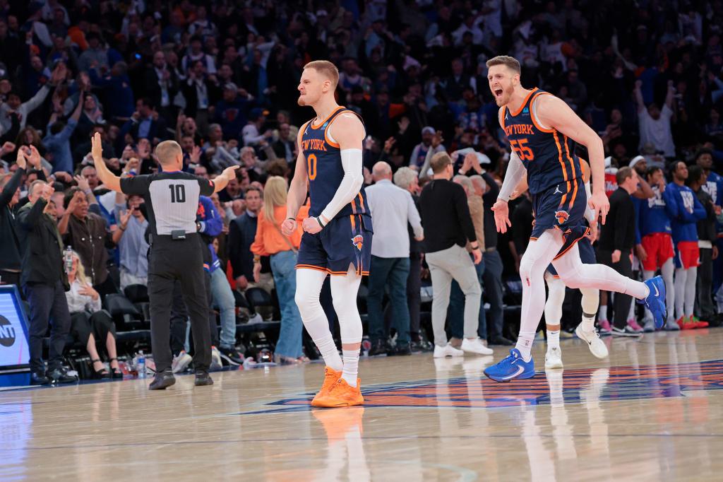 Donte DiVincenzo hit the game-winning shot in the Knicks' thrilling Game 2 victory.