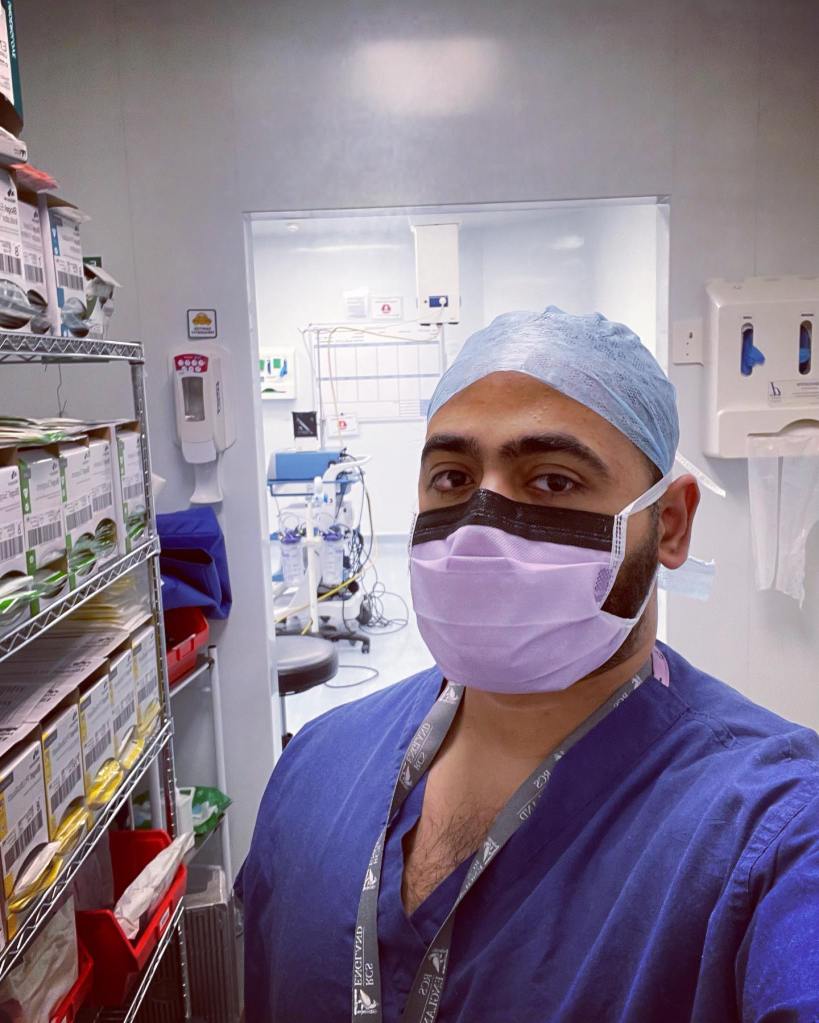 NHS surgeon, Dr Karan Rajan