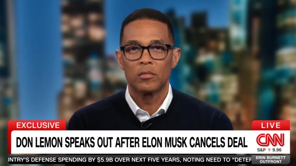 Former CNN host Don Lemon returned as a guest to speak about his canceled show on X.